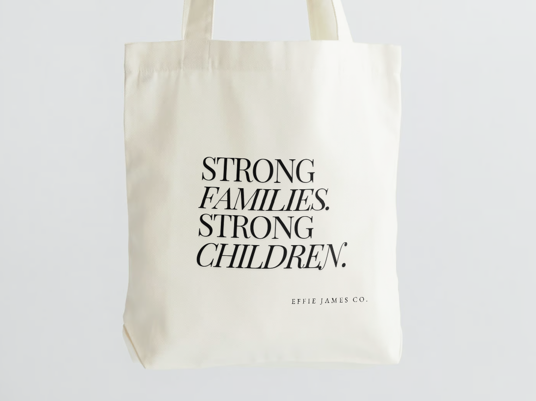 Strong Families Strong Children - Tote Bag