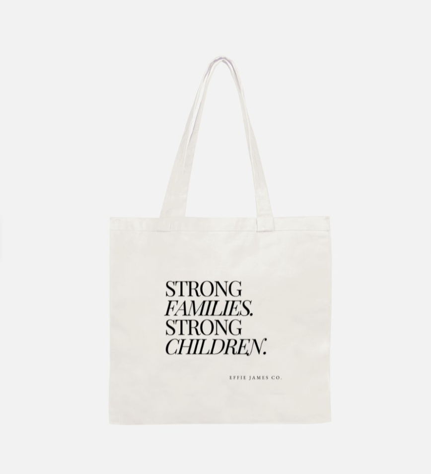 Strong Families Strong Children - Tote Bag
