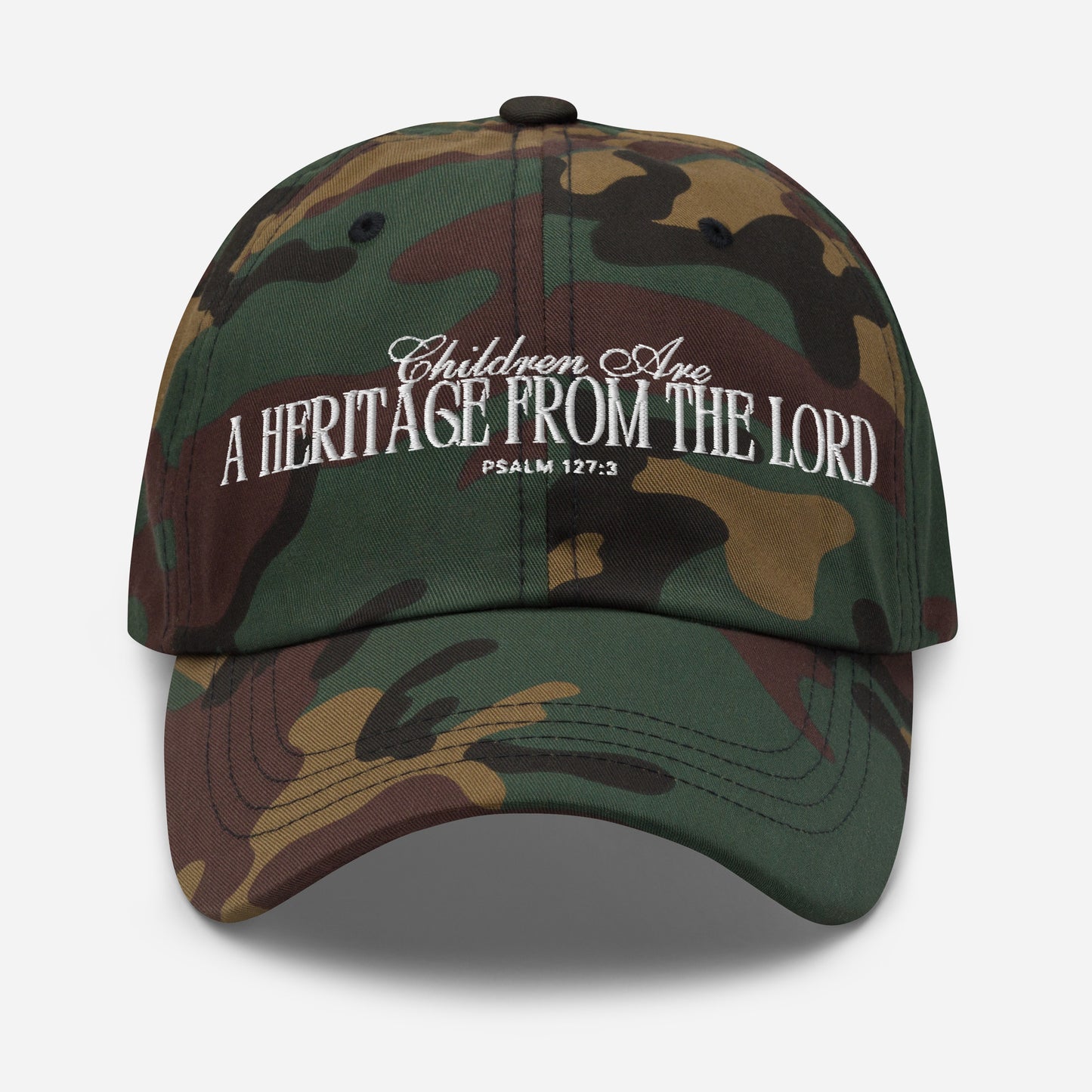Heritage from the Lord - Baseball Cap in Camo/Spruce/Night/Ebony