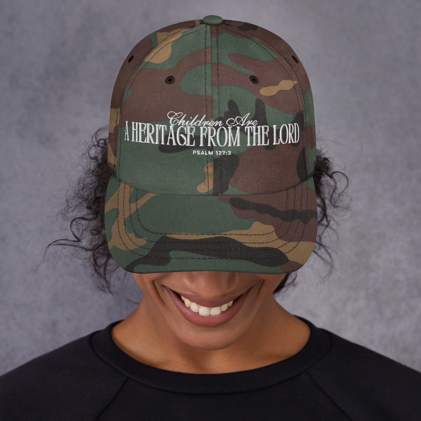Heritage from the Lord - Baseball Cap in Camo/Spruce/Night/Ebony