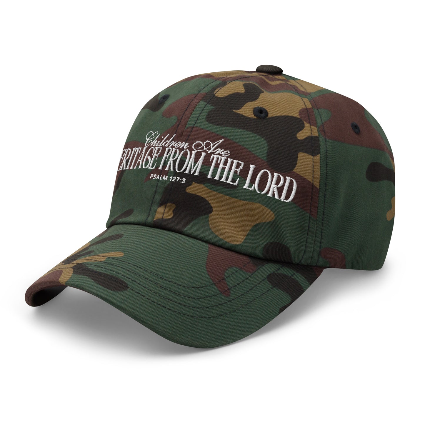 Heritage from the Lord - Baseball Cap in Camo/Spruce/Night/Ebony