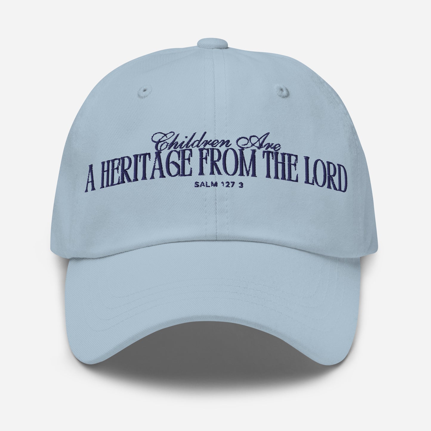Heritage from the Lord - Baseball Cap in Sky/Ivory