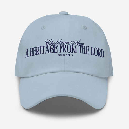 Heritage from the Lord - Baseball Cap in Sky/Ivory
