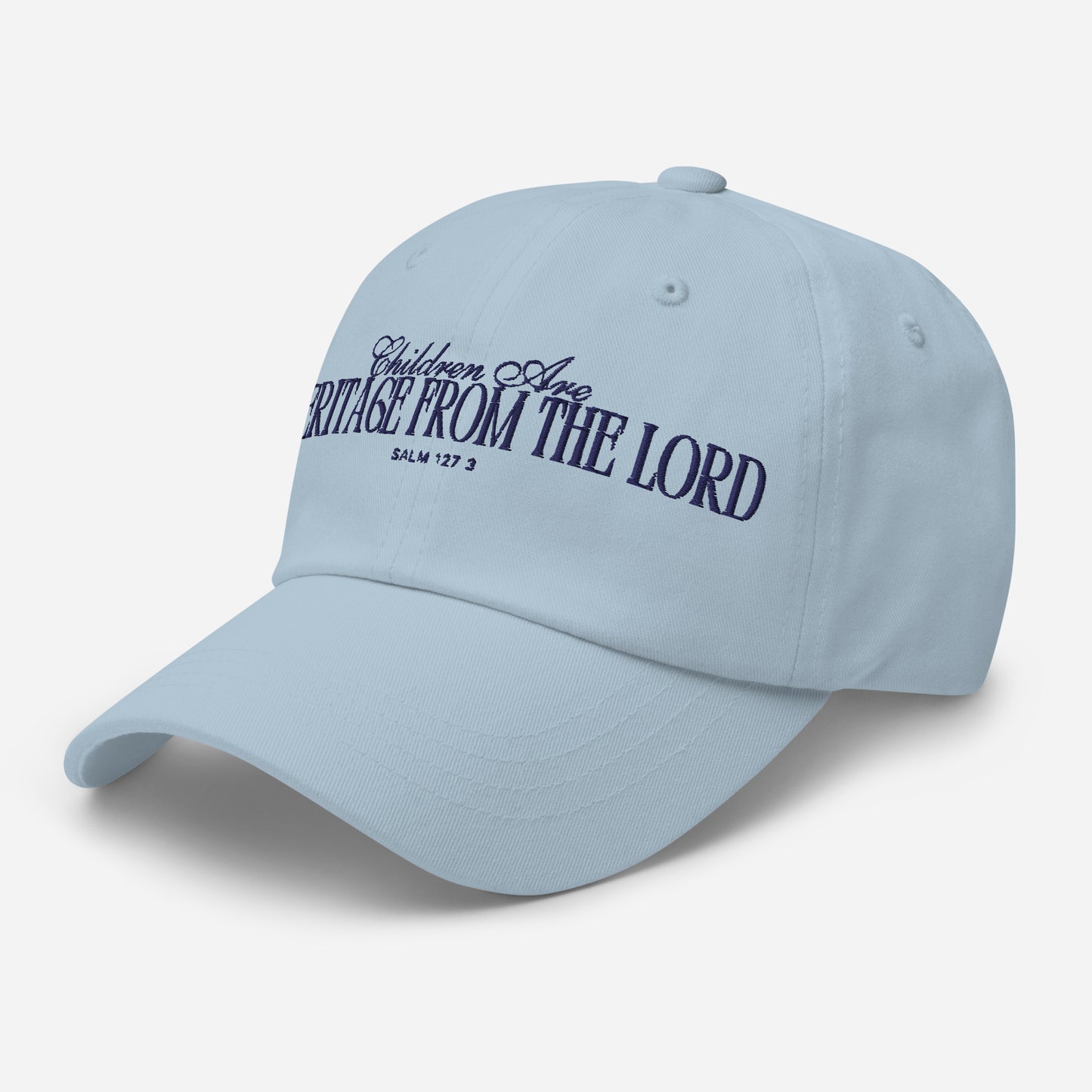 Heritage from the Lord - Baseball Cap in Sky/Ivory