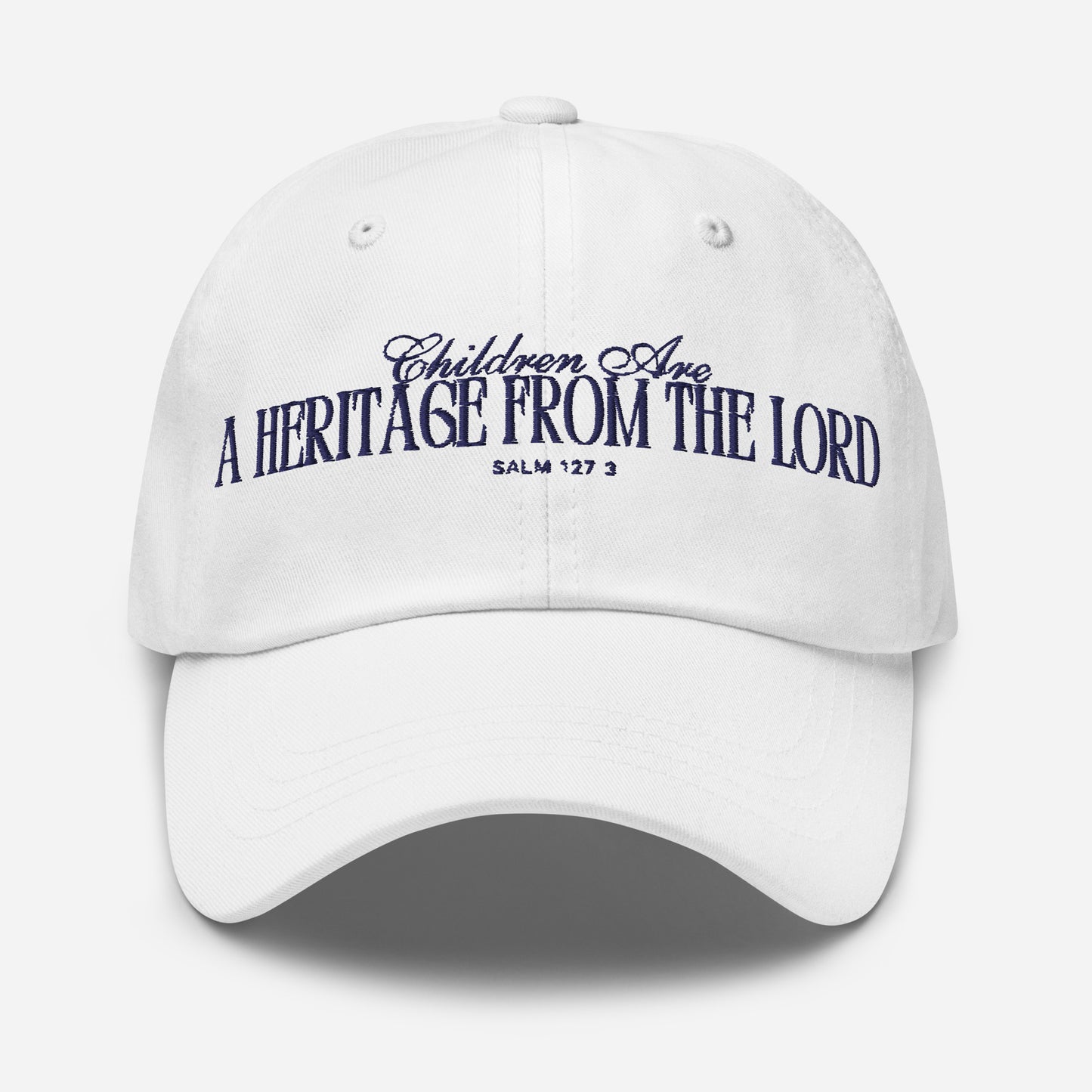 Heritage from the Lord - Baseball Cap in Sky/Ivory