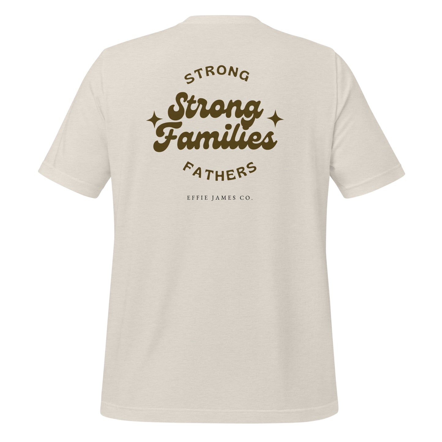Strong Father Strong Family - Men's Relaxed Shirt in Bone/Sand