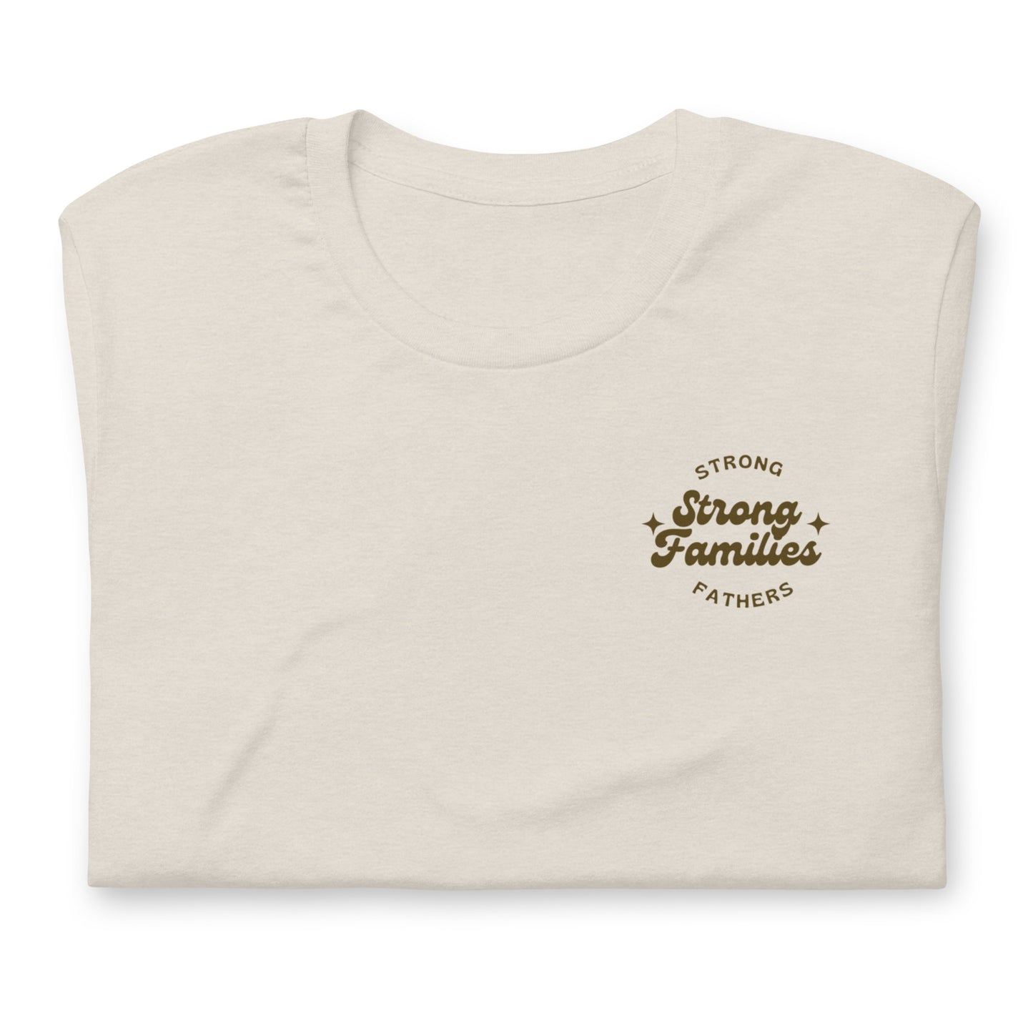 Strong Father Strong Family - Men's Relaxed Shirt in Bone/Sand