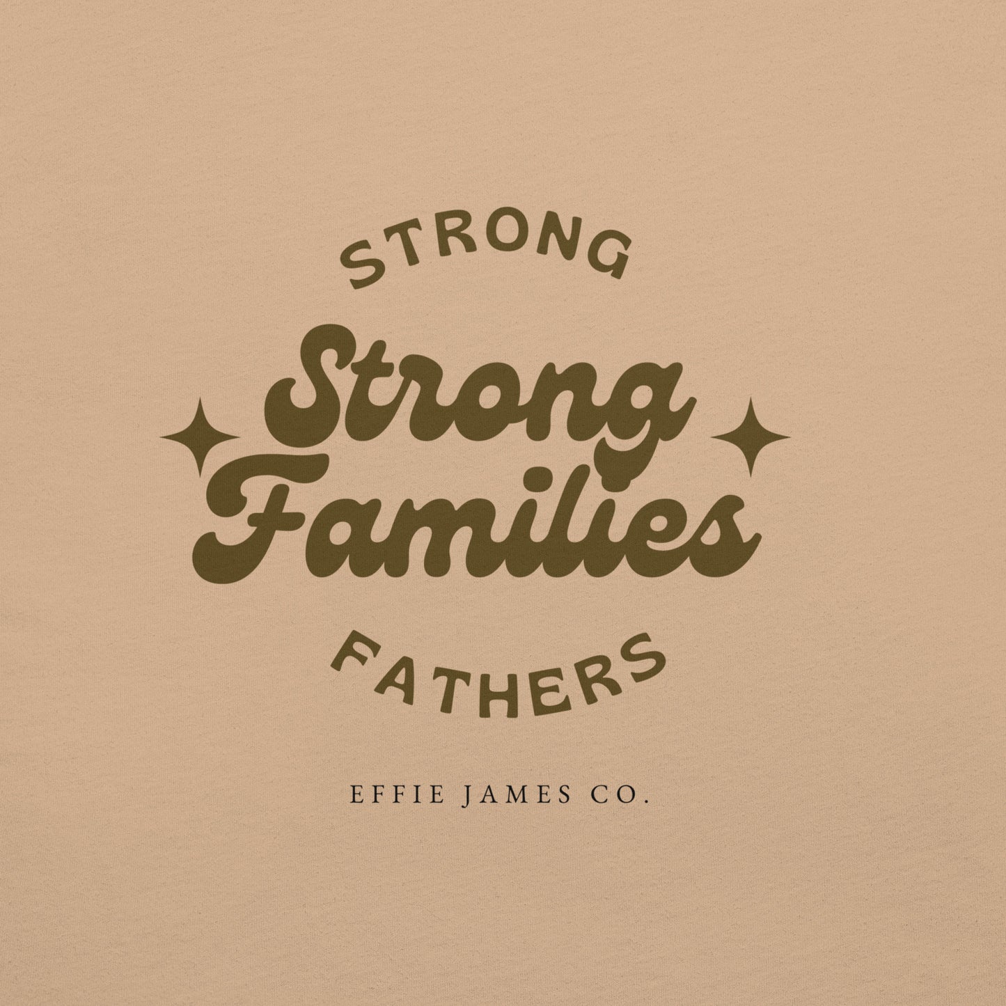 Strong Father Strong Family - Men's Relaxed Shirt in Bone/Sand