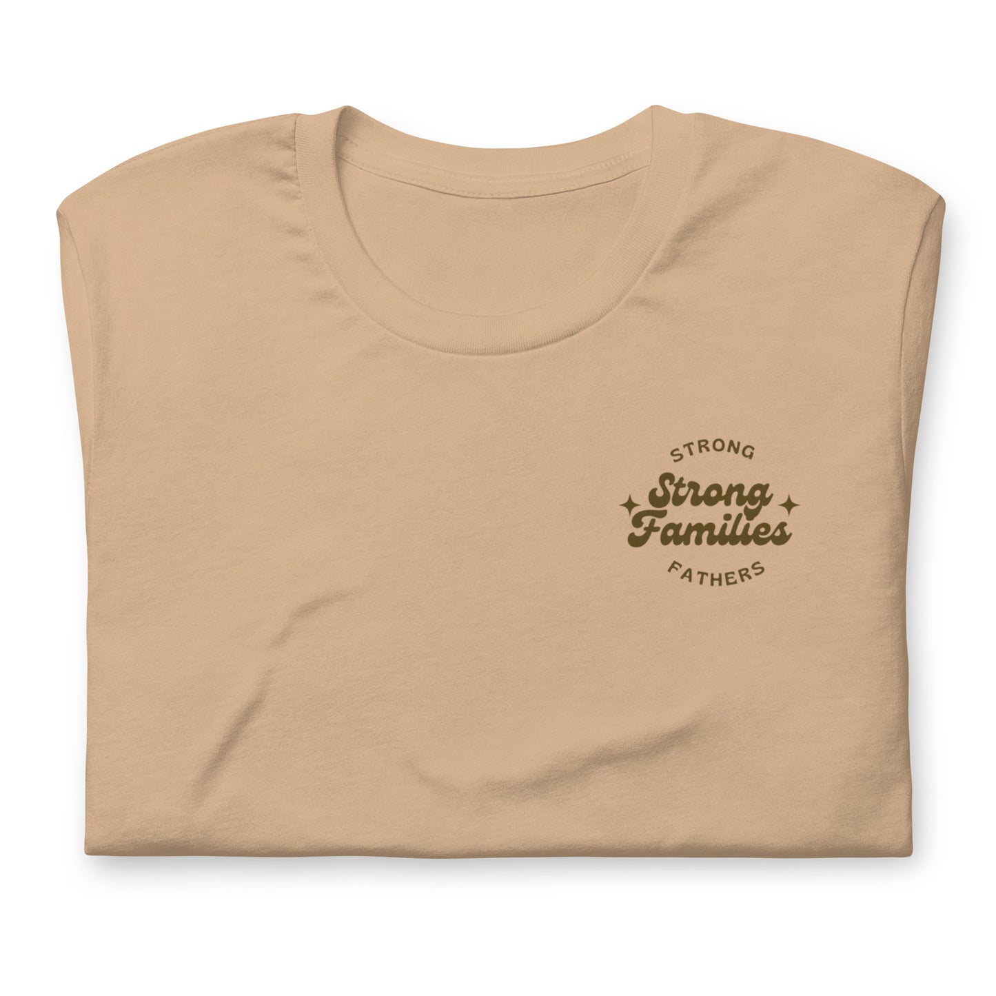 Strong Father Strong Family - Men's Relaxed Shirt in Bone/Sand