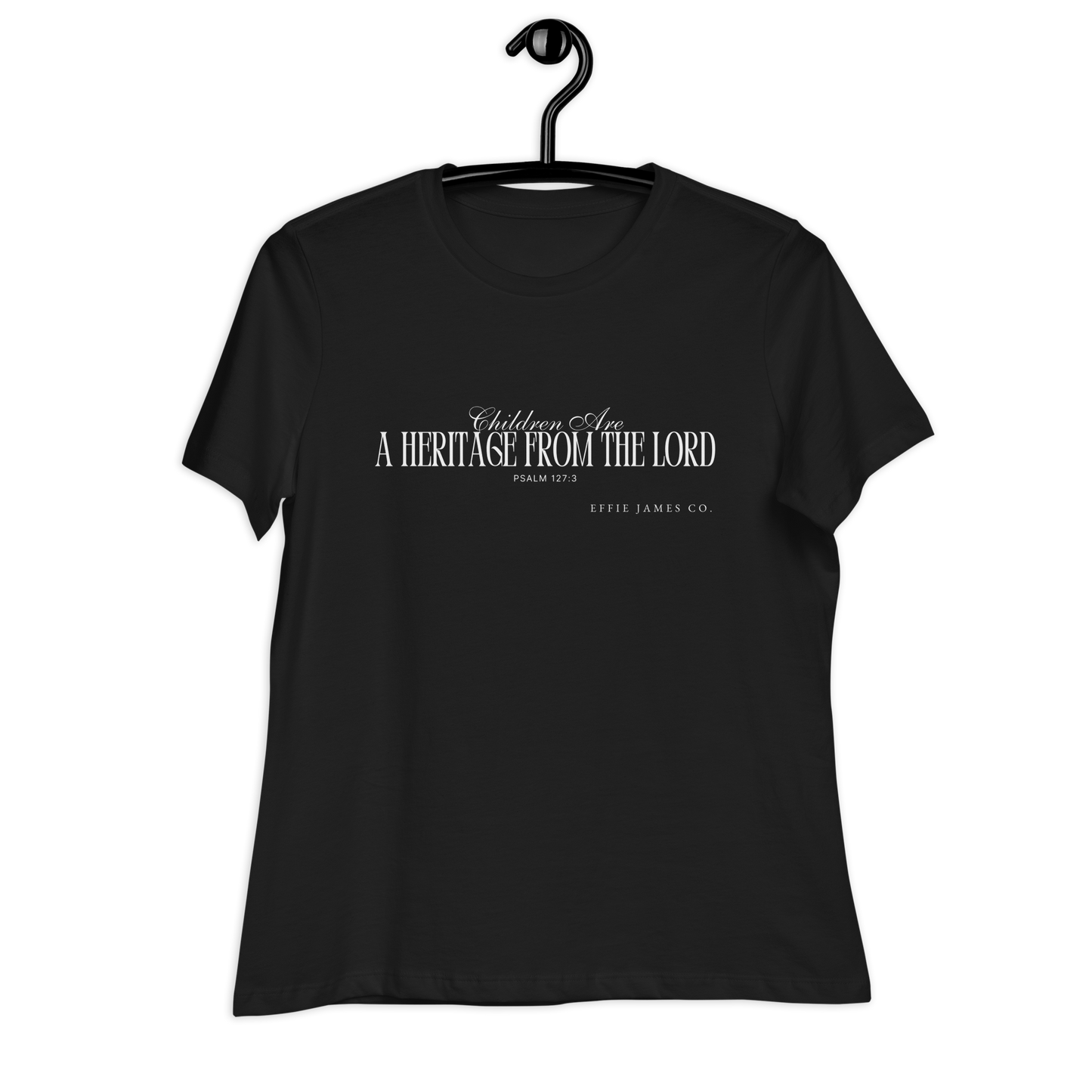 Heritage from the Lord - Women's Relaxed Shirt in Ebony/Stone