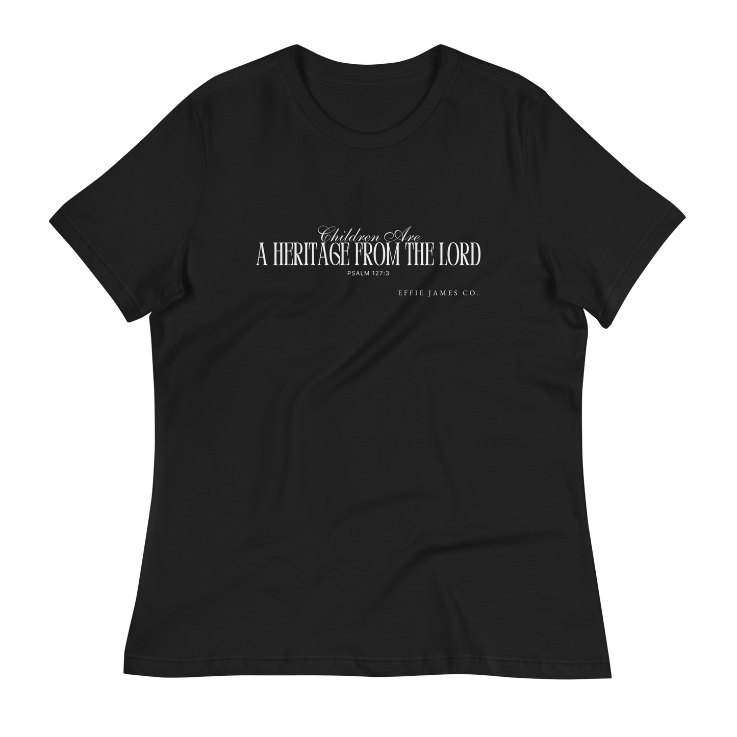 Heritage from the Lord - Women's Relaxed Shirt in Ebony/Stone