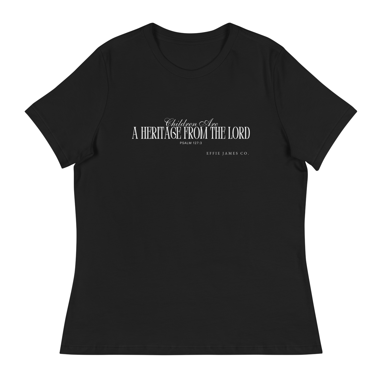 Heritage from the Lord - Women's Relaxed Shirt in Ebony/Stone
