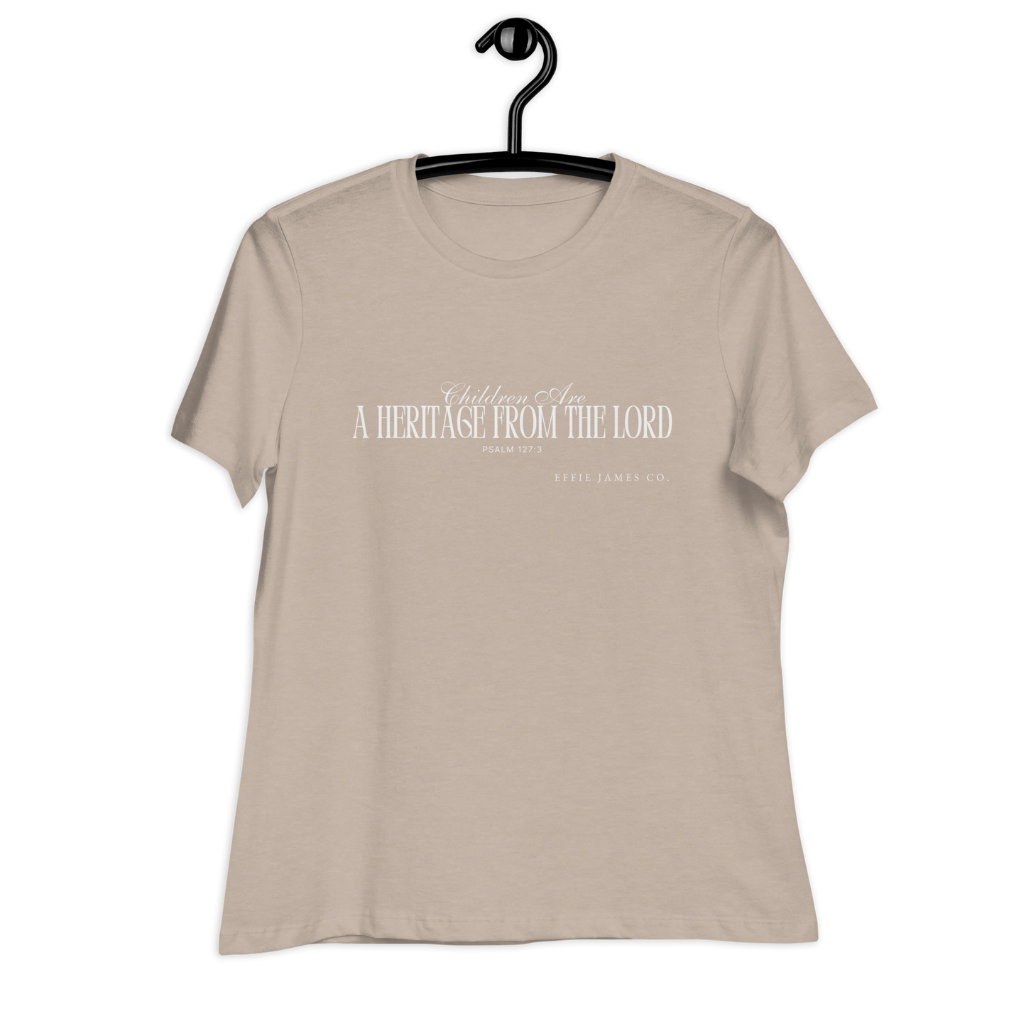 Heritage from the Lord - Women's Relaxed Shirt in Ebony/Stone