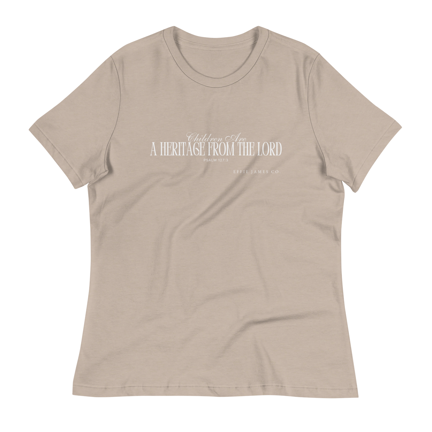 Heritage from the Lord - Women's Relaxed Shirt in Ebony/Stone