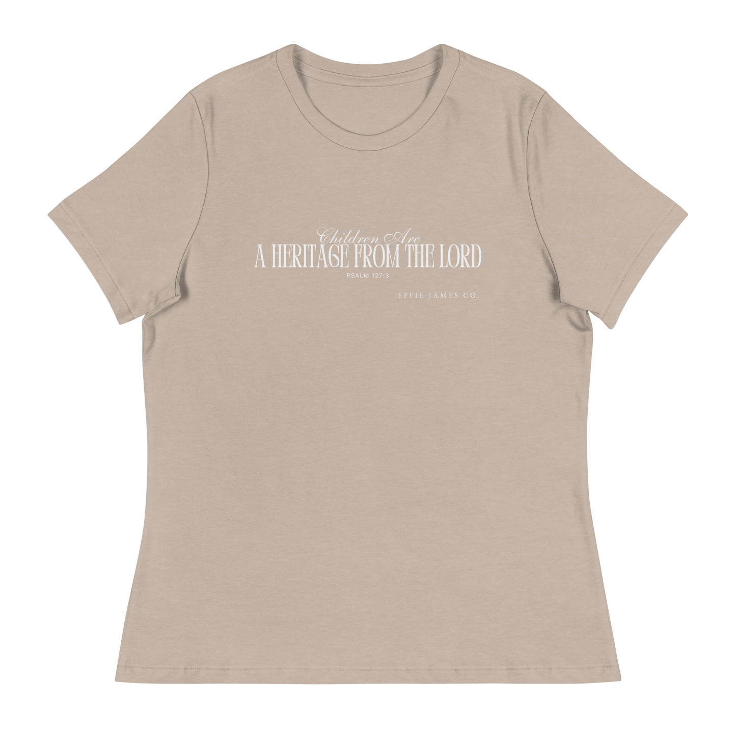 Heritage from the Lord - Women's Relaxed Shirt in Ebony/Stone